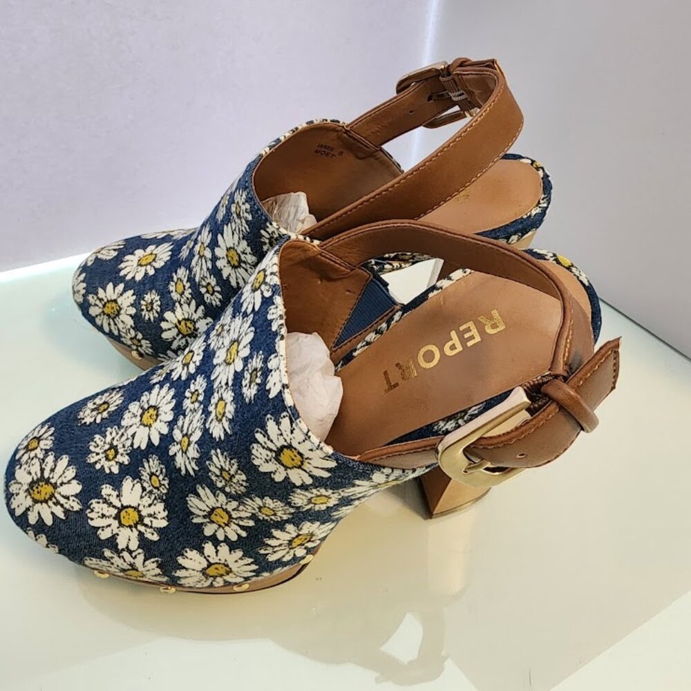 Brand new! Report Footwear Daisy Platform Heels Size 8 - Picture 7 of 7